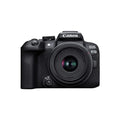 Mirrorless Camera with Lens, Tripod and Microphone, 24.2 Megapixel, 4K Video, Black Q5497