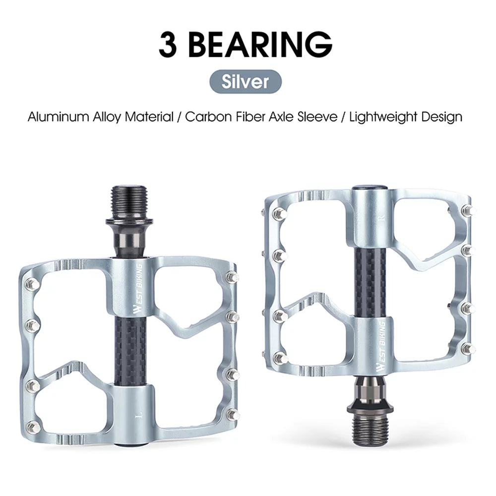 Ultralight Aluminum Alloy Wide Flat Bike Pedals G793674