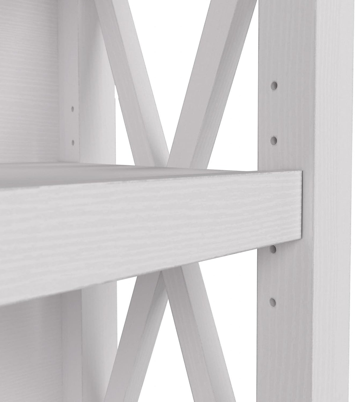 2 Shelf Bookcase in Pure White Oak A1229