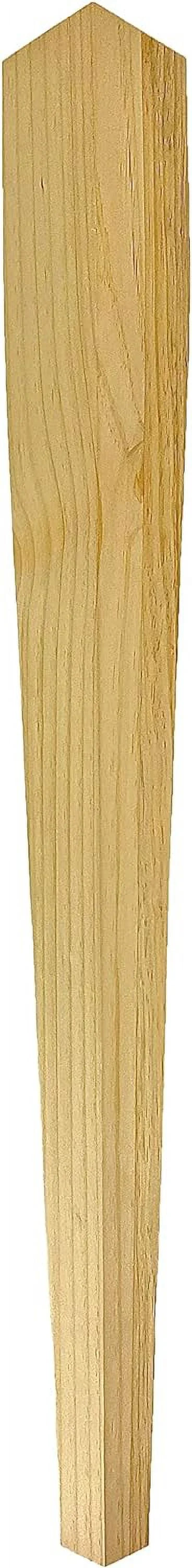 Unfinished Pine Wood Dining Table Leg W3756