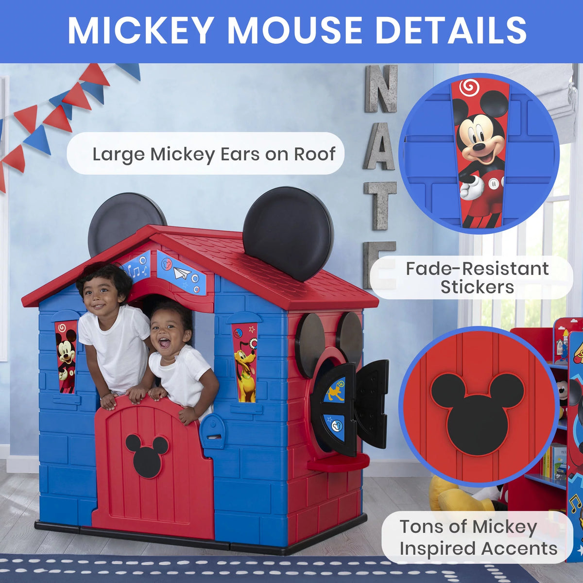 Plastic Indoor Outdoor Playhouse Z7474