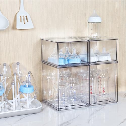 Clear Stackable Acrylic Storage Drawers 2 Pack J535604