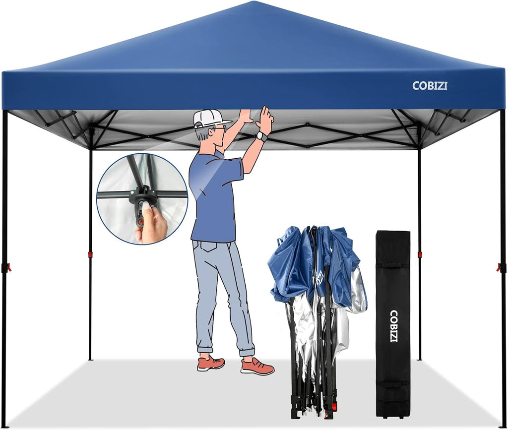 10x10 Pop Up Canopy Tent with Wheeled Bag W1489
