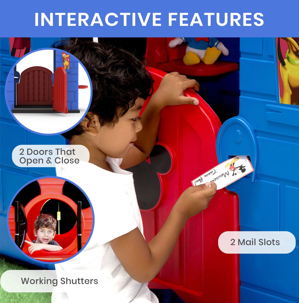Plastic Indoor Outdoor Playhouse Z7474