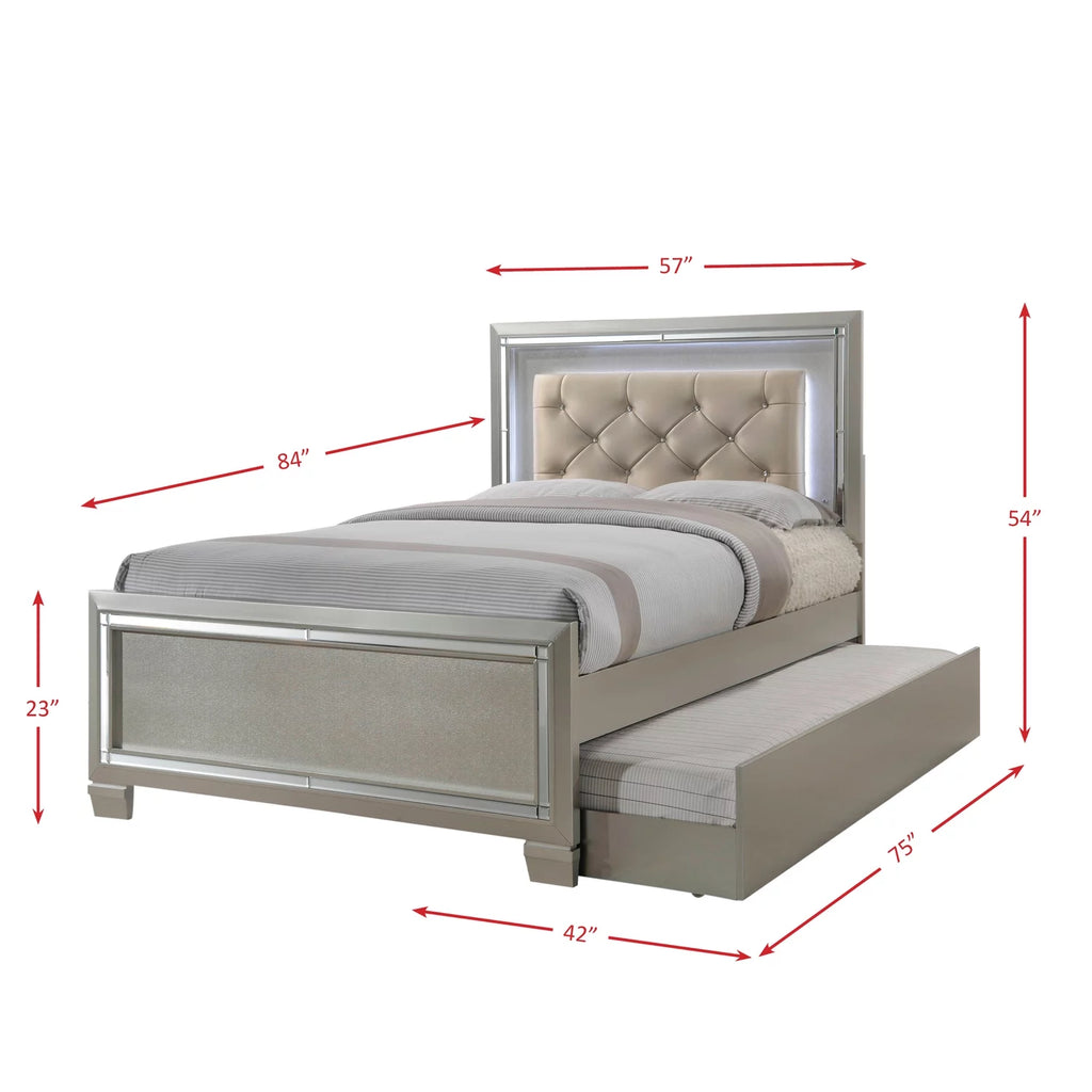 4 Piece Full Panel Bedroom Set L64085