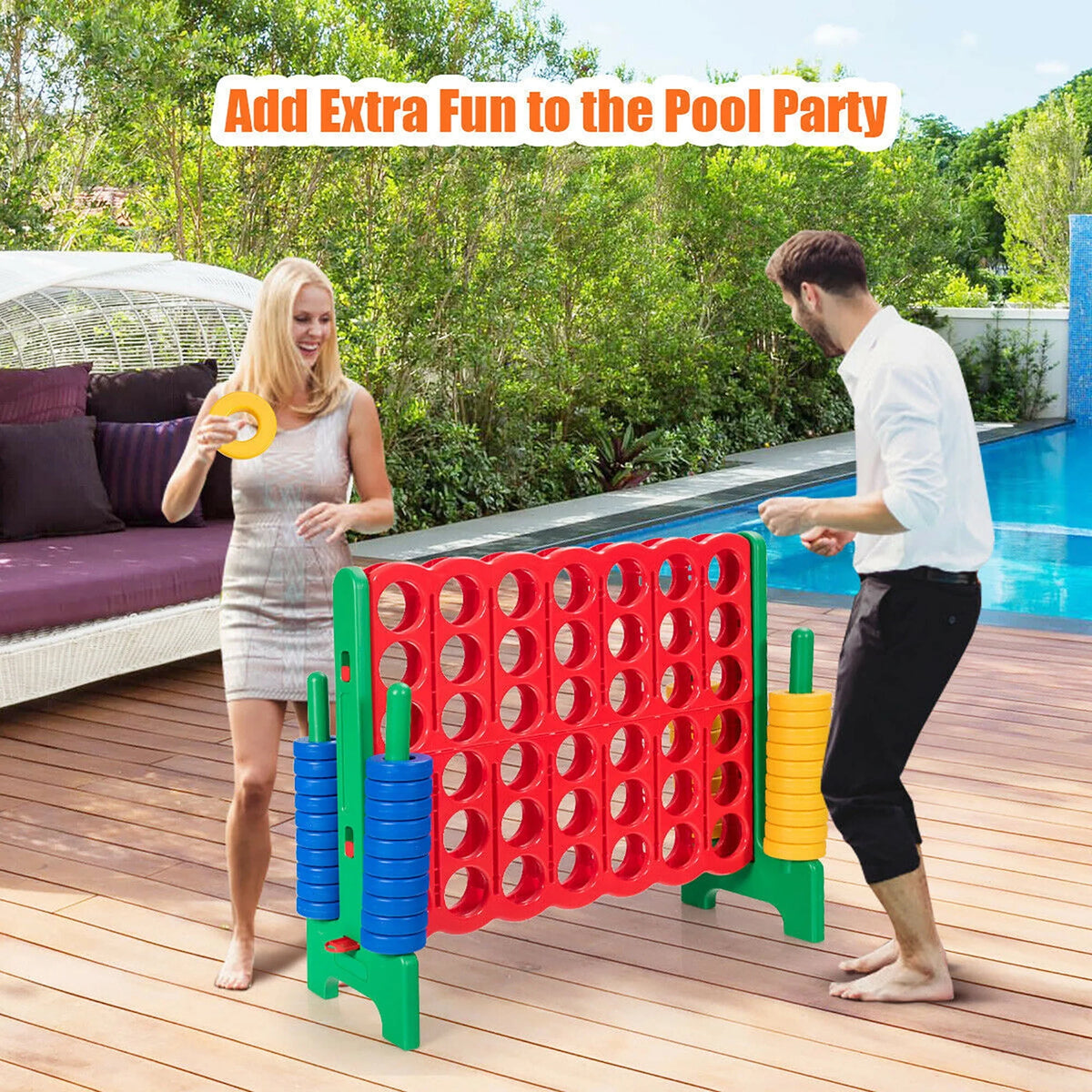 Jumbo 4-to-Score Giant Game Set L5917