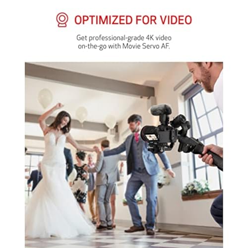 Mirrorless Camera with Lens, Tripod and Microphone, 24.2 Megapixel, 4K Video, Black Q5497
