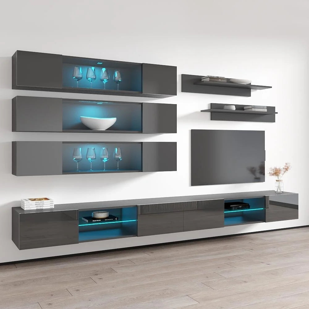 Wall Mounted Floating Entertainment Center J147