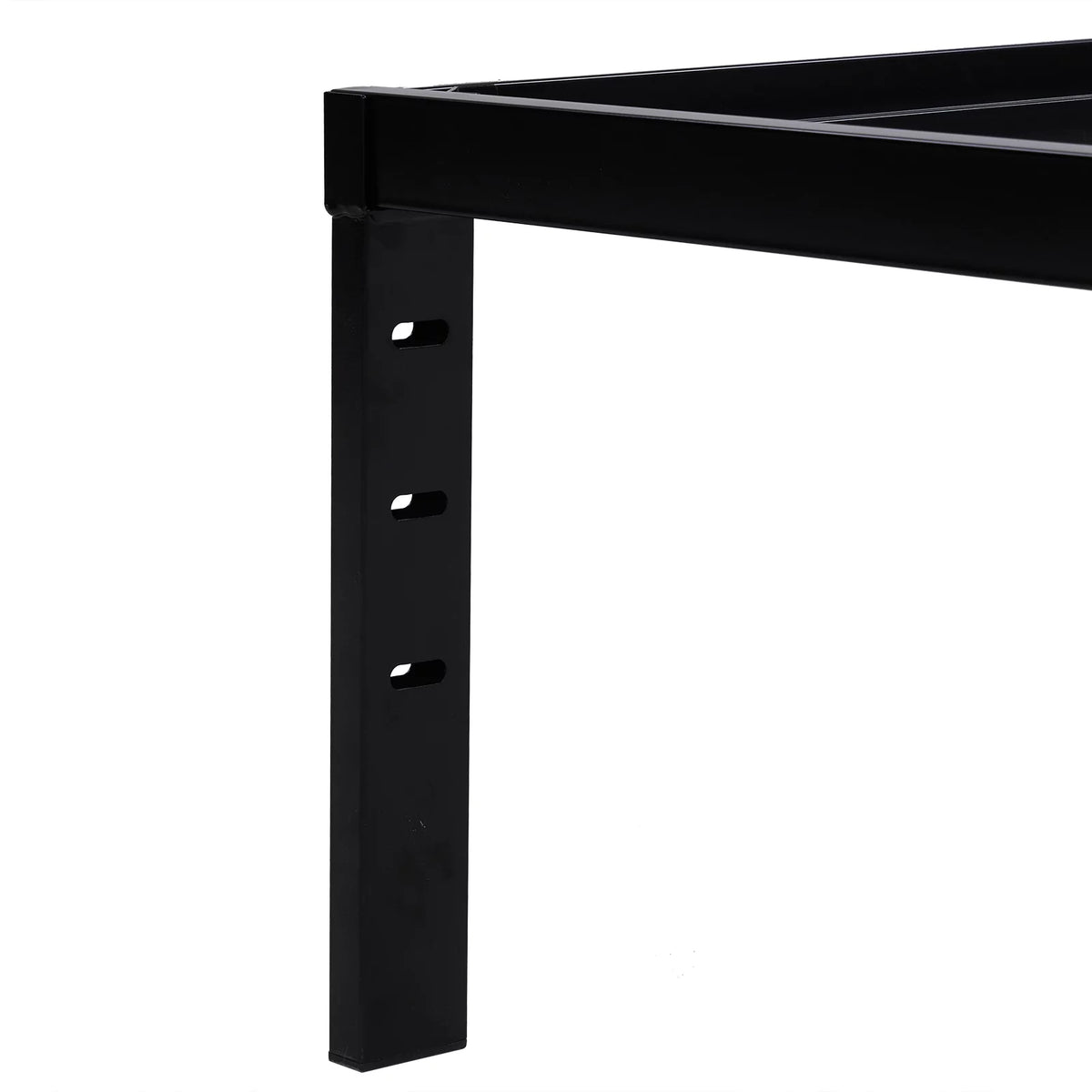 Twin Size Black Metal Platform Bed Z1216