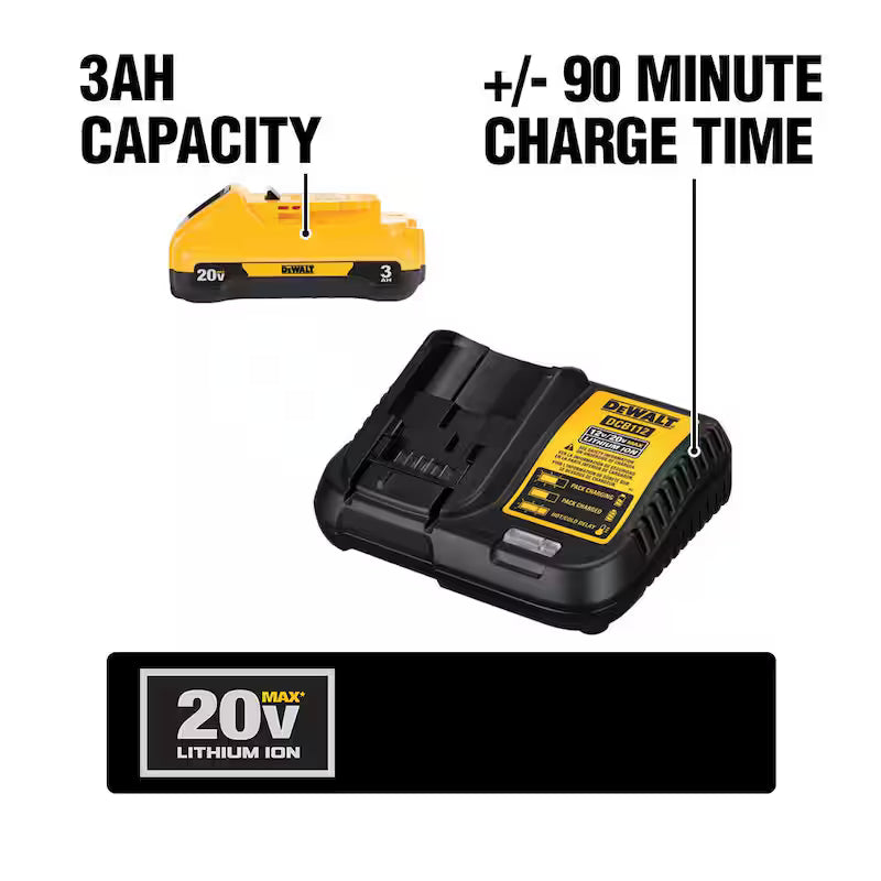 20V MAX Cordless Brushless Jigsaw with 3.0Ah Battery and Charger T72545