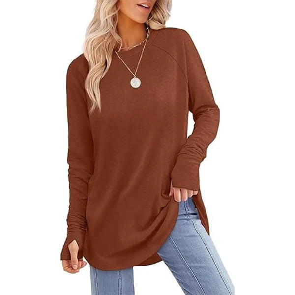 Women's Long Sleeve Round Neck F521