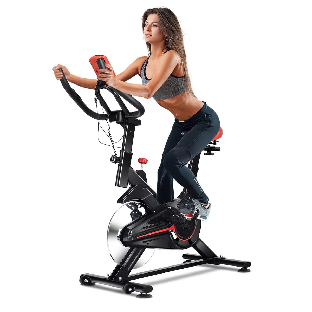 Indoor Cycling Bike with LCD Display D97598