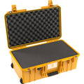 Yellow Wheeled Carry-On Hard Case with Foam Insert A1183