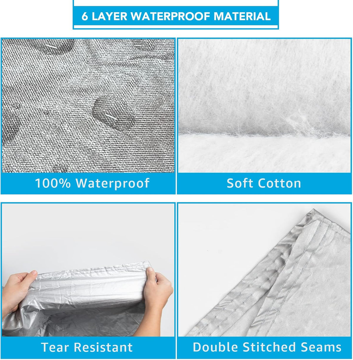 Waterproof All Weather Car Cover with Zipper O204