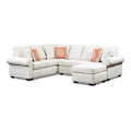 Beige Right Facing Chaise Sectional C63461