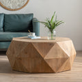 Vintage Retro Coffee Table with Embossed Design P322