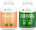 Vitamin C 1000mg Turmeric Curcumin 700mg Capsules Vegan K3341