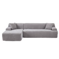 Gray L-Shape Modular Sectional Sofa Y47912