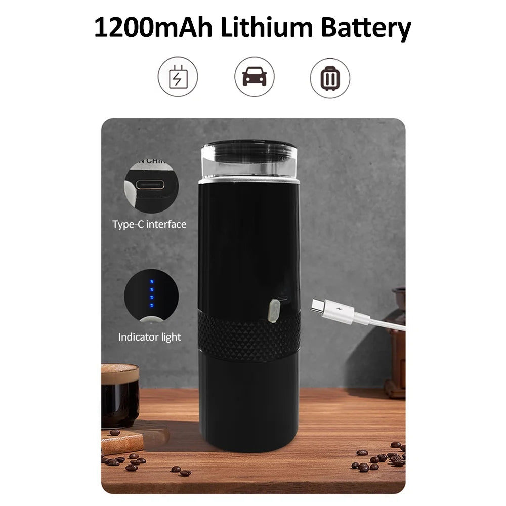 Portable 170mL Rechargeable Capsule Coffee Maker Y627