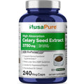 Celery Seed Extract Capsules 3750mg 240 Veggie Caps S8426
