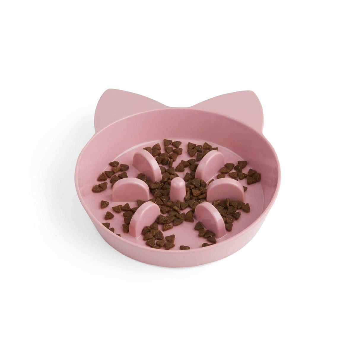 Mauve Slow Feeder Cat Bowl U8329