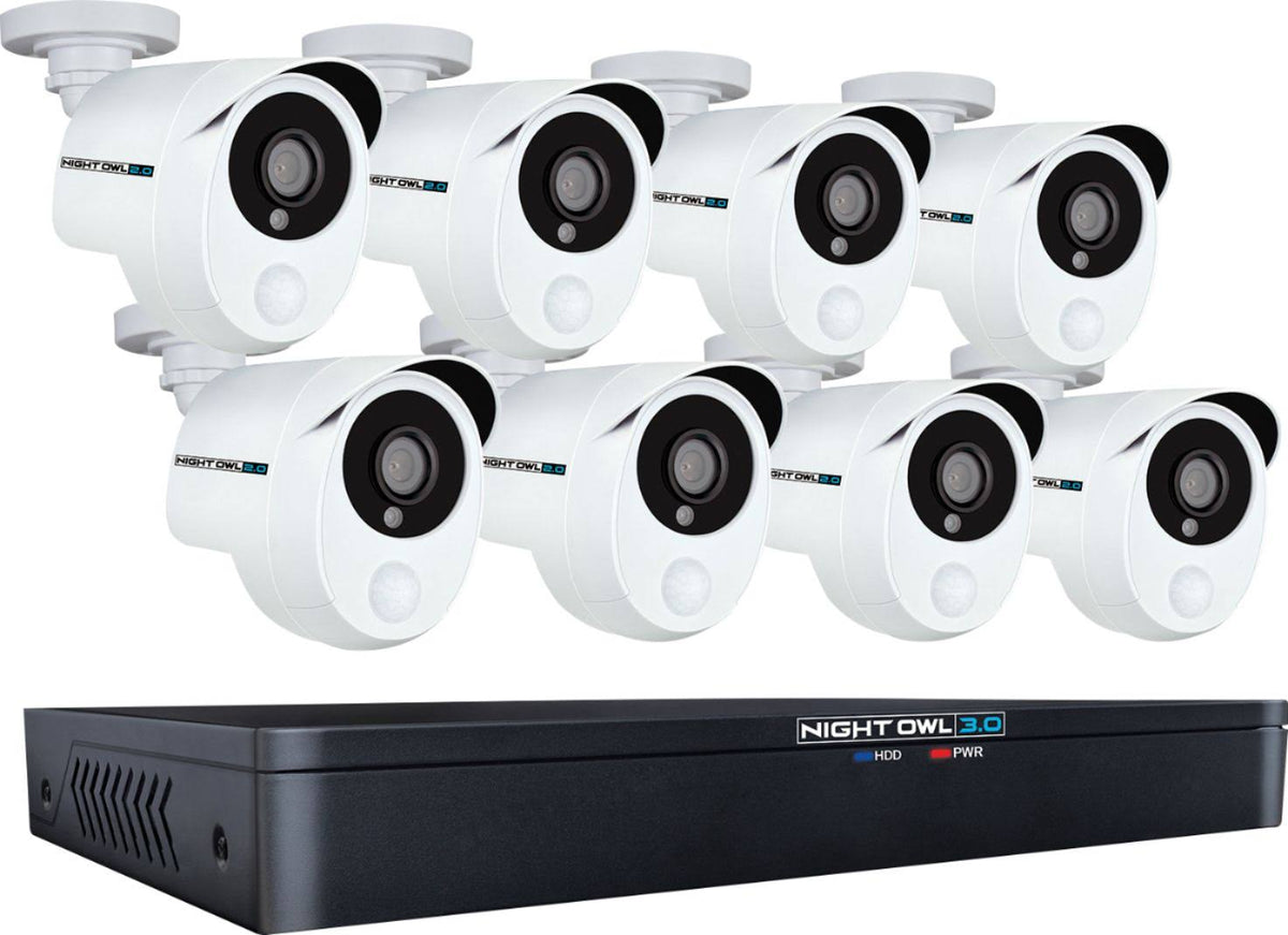 8-Channel DVR with 8 Cameras Night Vision T261114