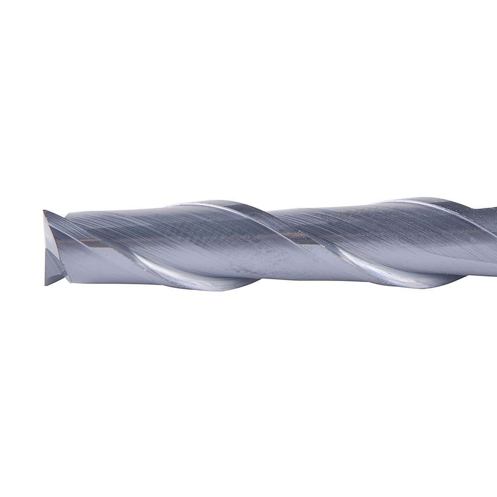 2 Flutes 1/4 inch Shank Carbide End Mill TiAlN Coated HRC55 Spiral UpCut Pack of 2 B840
