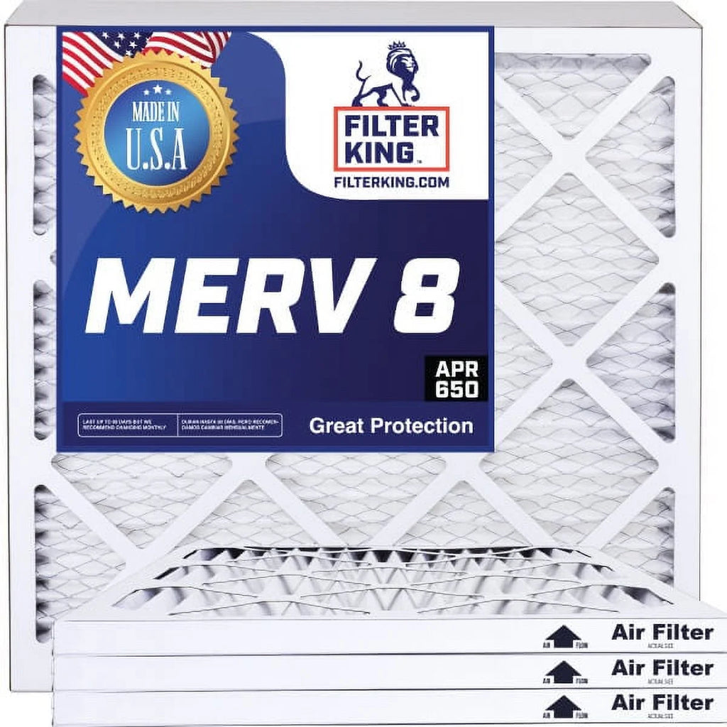 13x66x1a MERV 8 Pleated HVAC Air Filter 4-Pack Z28936