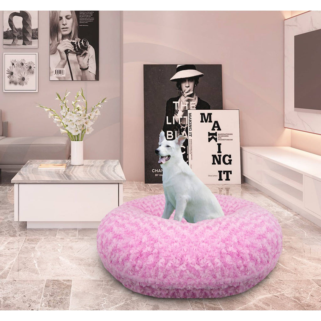 Cotton Candy Extra Plush Faux Fur Dog Bed N33402