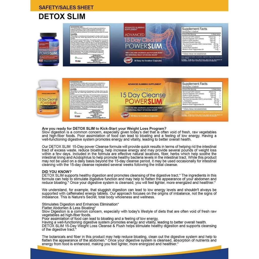 Turmeric Trim and Detox Slim Combo pack E4821
