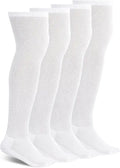 4 Pair Over Knee Non-Binding Cushioned Socks S6081