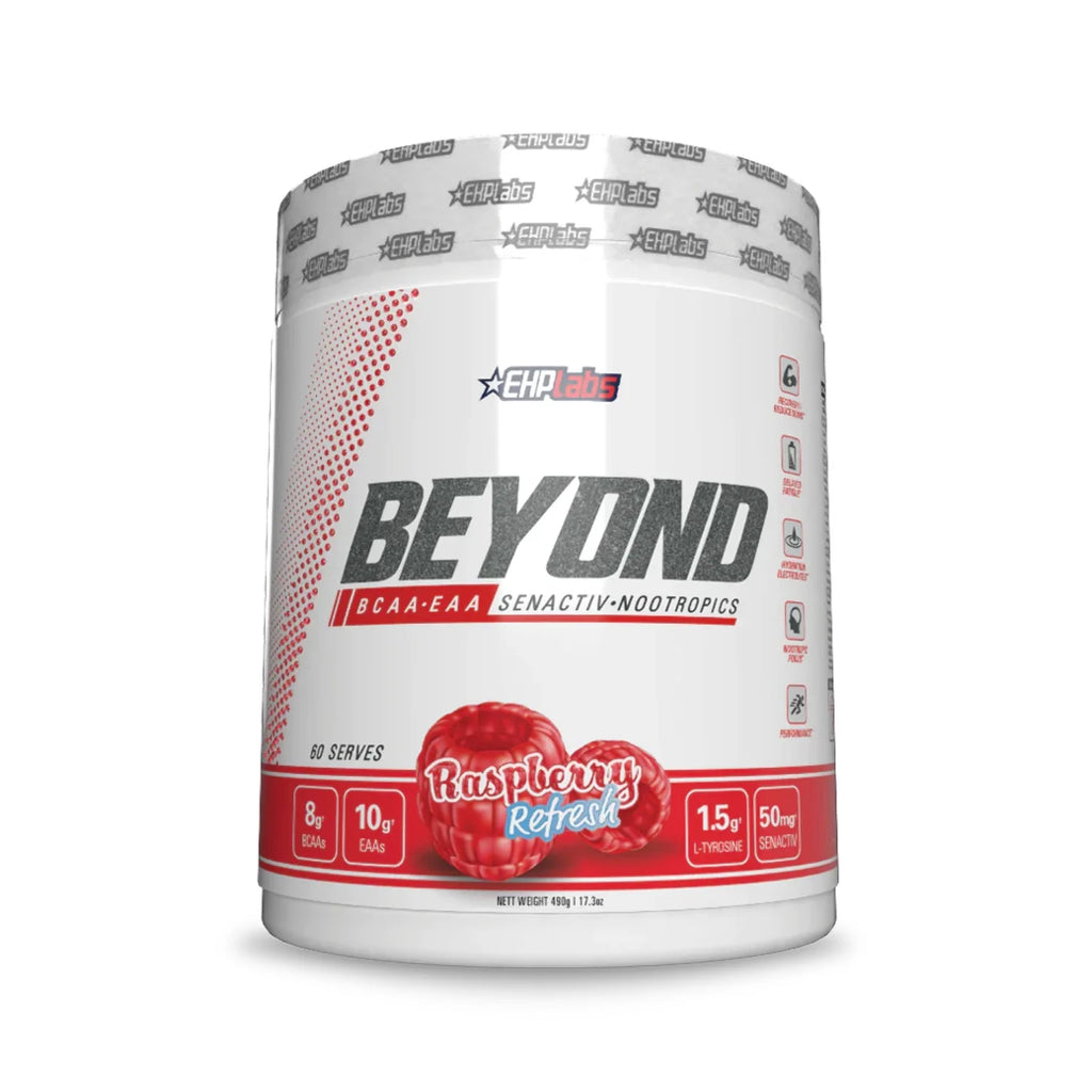 BCAA Powder Amino Acids Supplement 60 Servings Raspberry J846