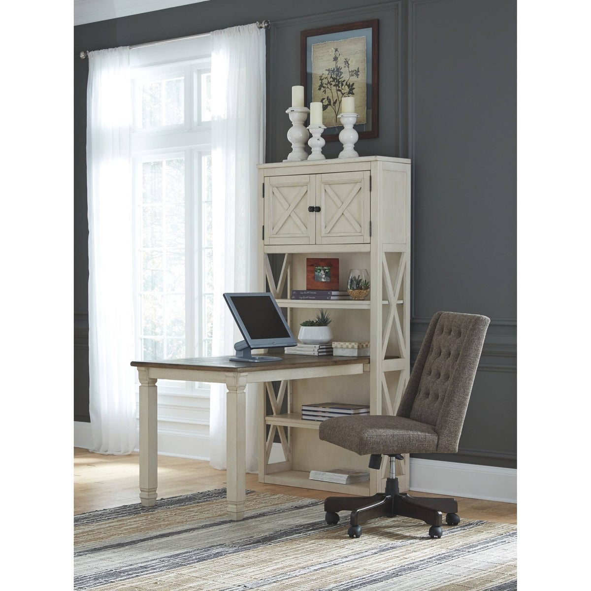 Two-Tone Large Bookcase A938