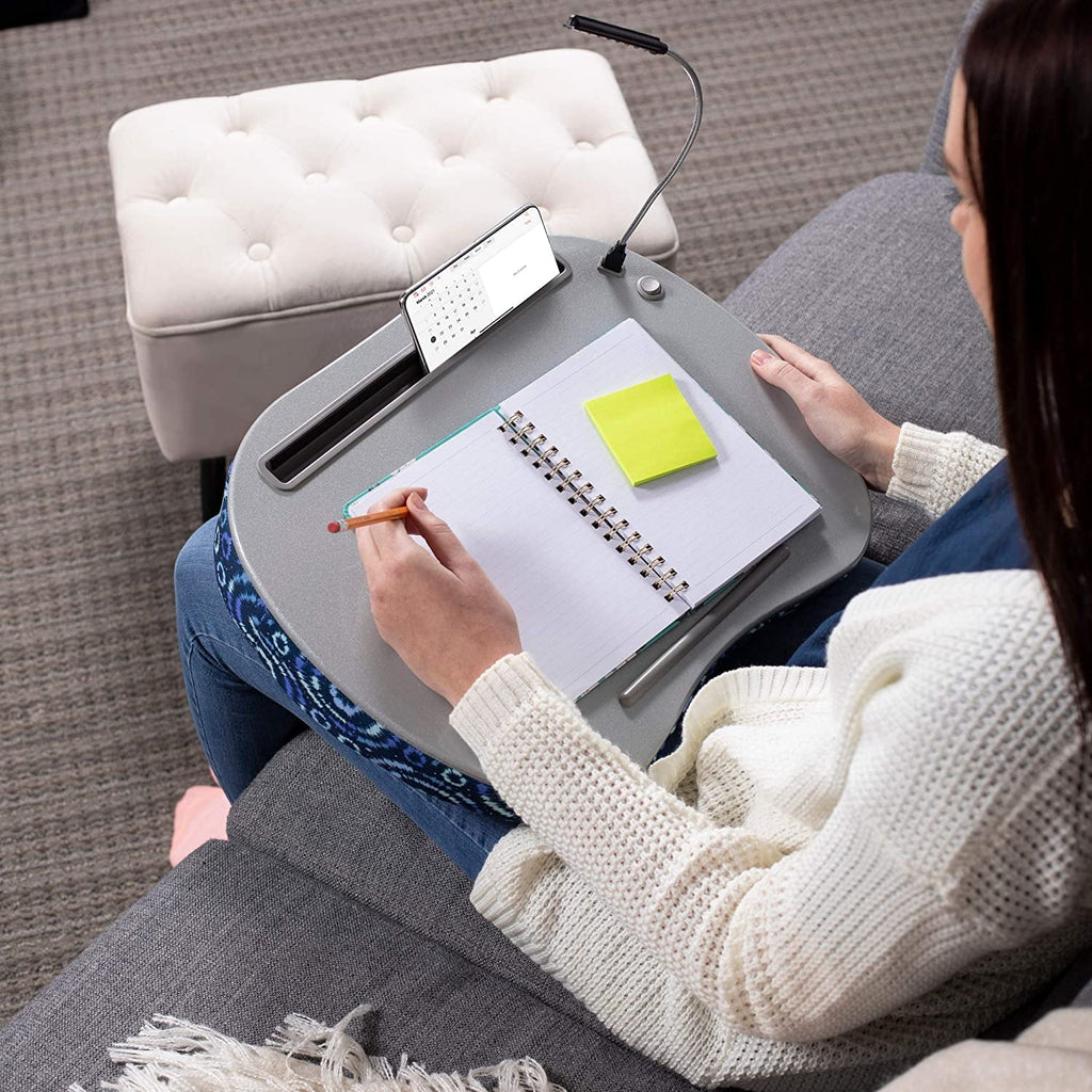 Lap Desk for Laptop and Writing with USB Light S5964