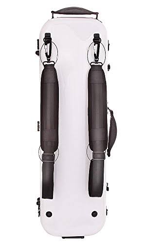 Fiberglass Oblong White Violin Case U1817