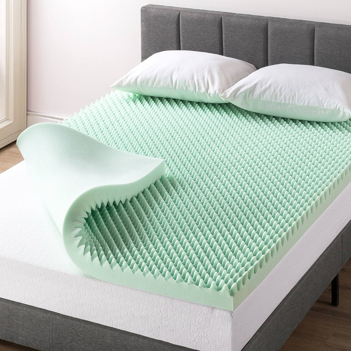 3 inch Memory Foam Mattress Topper J959491