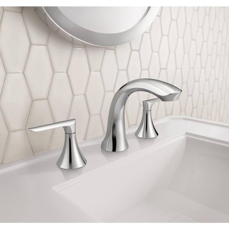 8 in. Widespread 2-Handle Bathroom Faucet in Chrome F369