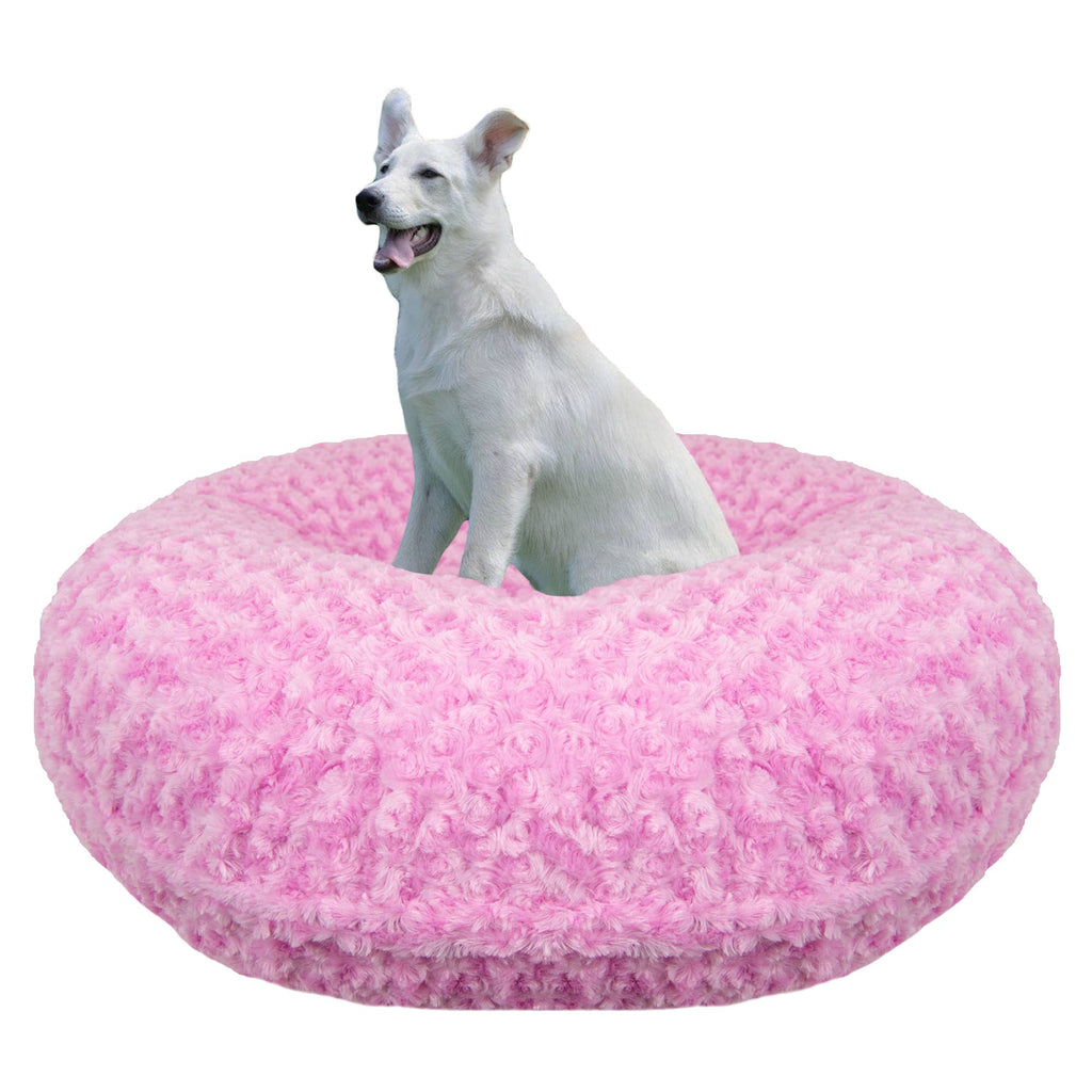 Cotton Candy Extra Plush Faux Fur Dog Bed N33402