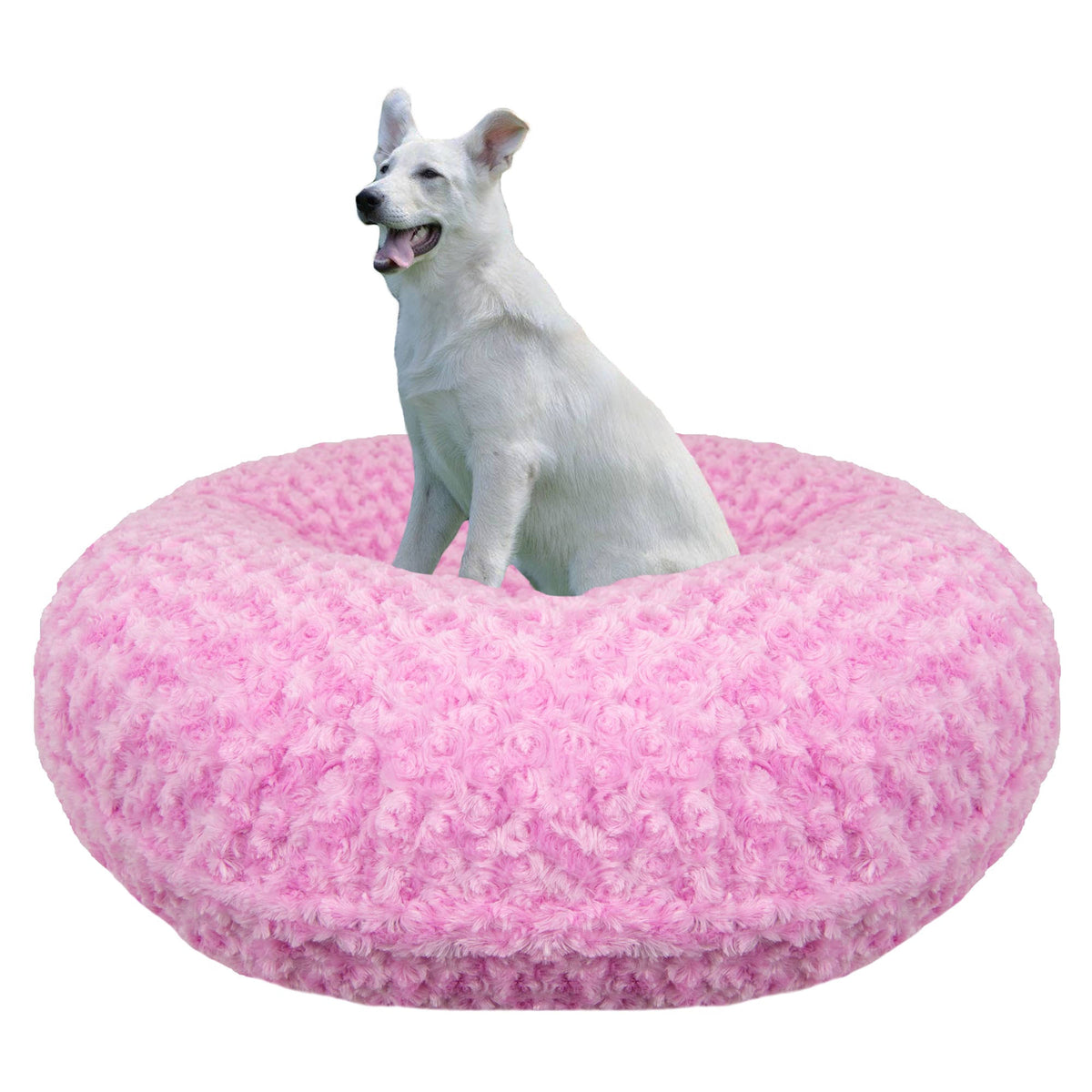 Cotton Candy Extra Plush Faux Fur Dog Bed N33402
