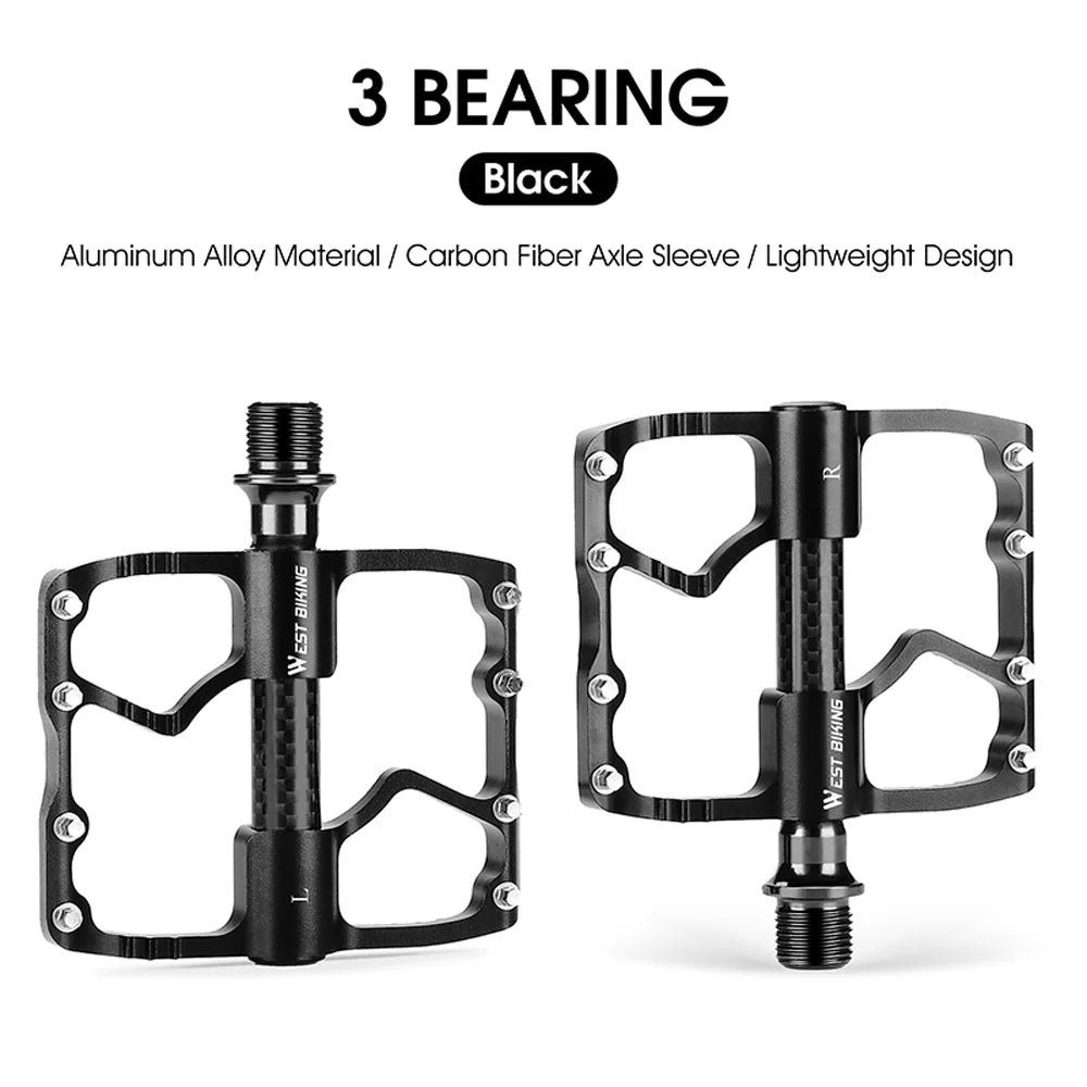 Ultralight Aluminum Alloy Wide Flat Bike Pedals G793674