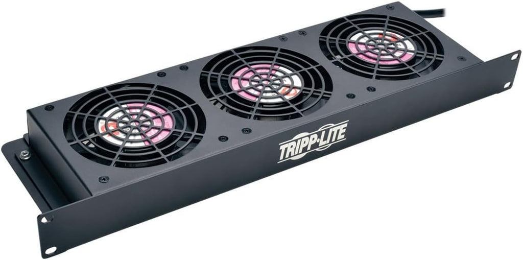 1U Cooling Fan Tray with 3 120V Fans, Black Z1625