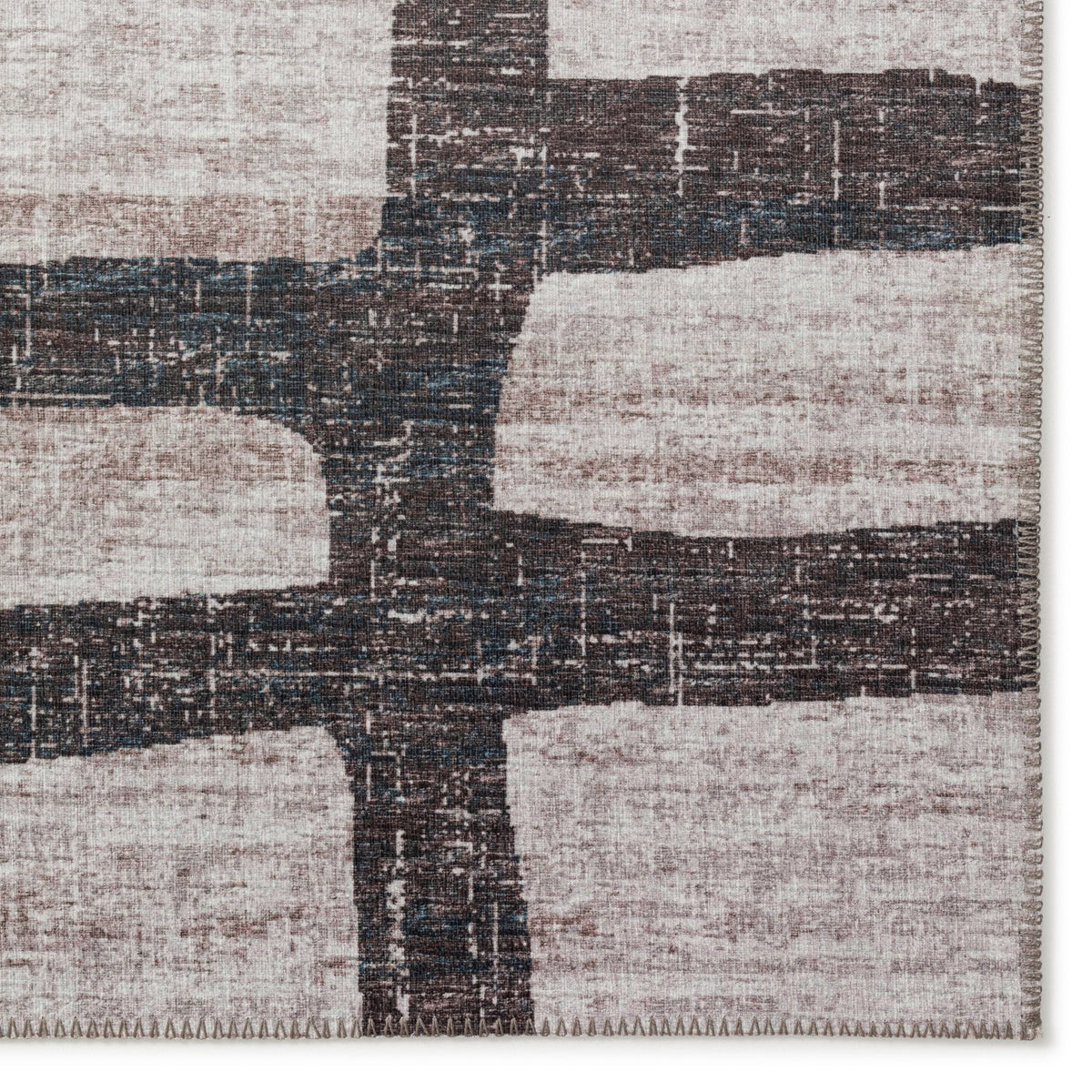 Grey 10' x 14' Non-Skid Area Rug W968