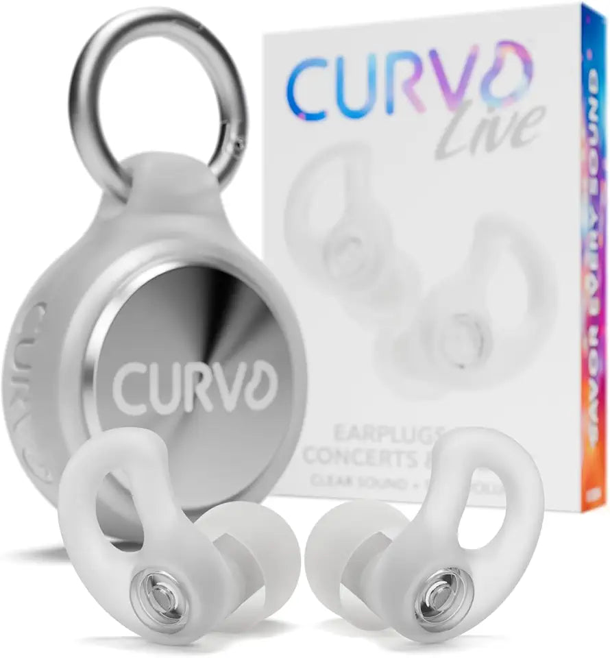 High-Fidelity Concert Earplugs with Carry Case E31080