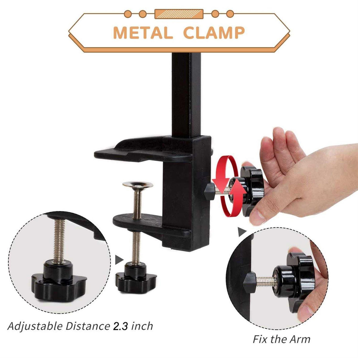 Dog Grooming Table Arm with Clamp and Post I952
