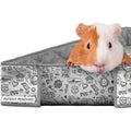 Washable Fleece Guinea Pig Cage Liner & Bedding with Raised Sides M9701