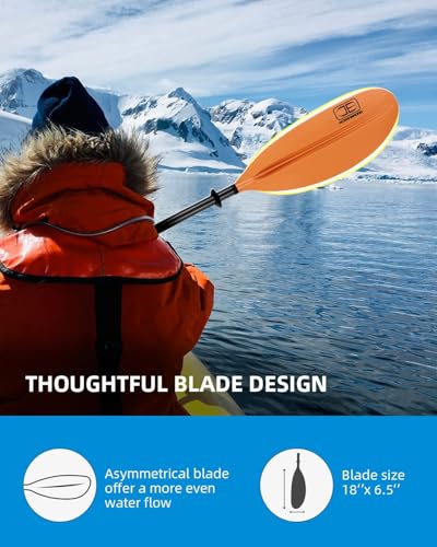 Carbon Fiber Kayak Paddle 90.5in/230cm with Paddle Leash W92692