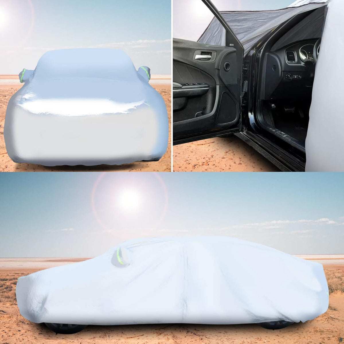 Waterproof All Weather Car Cover with Zipper O204