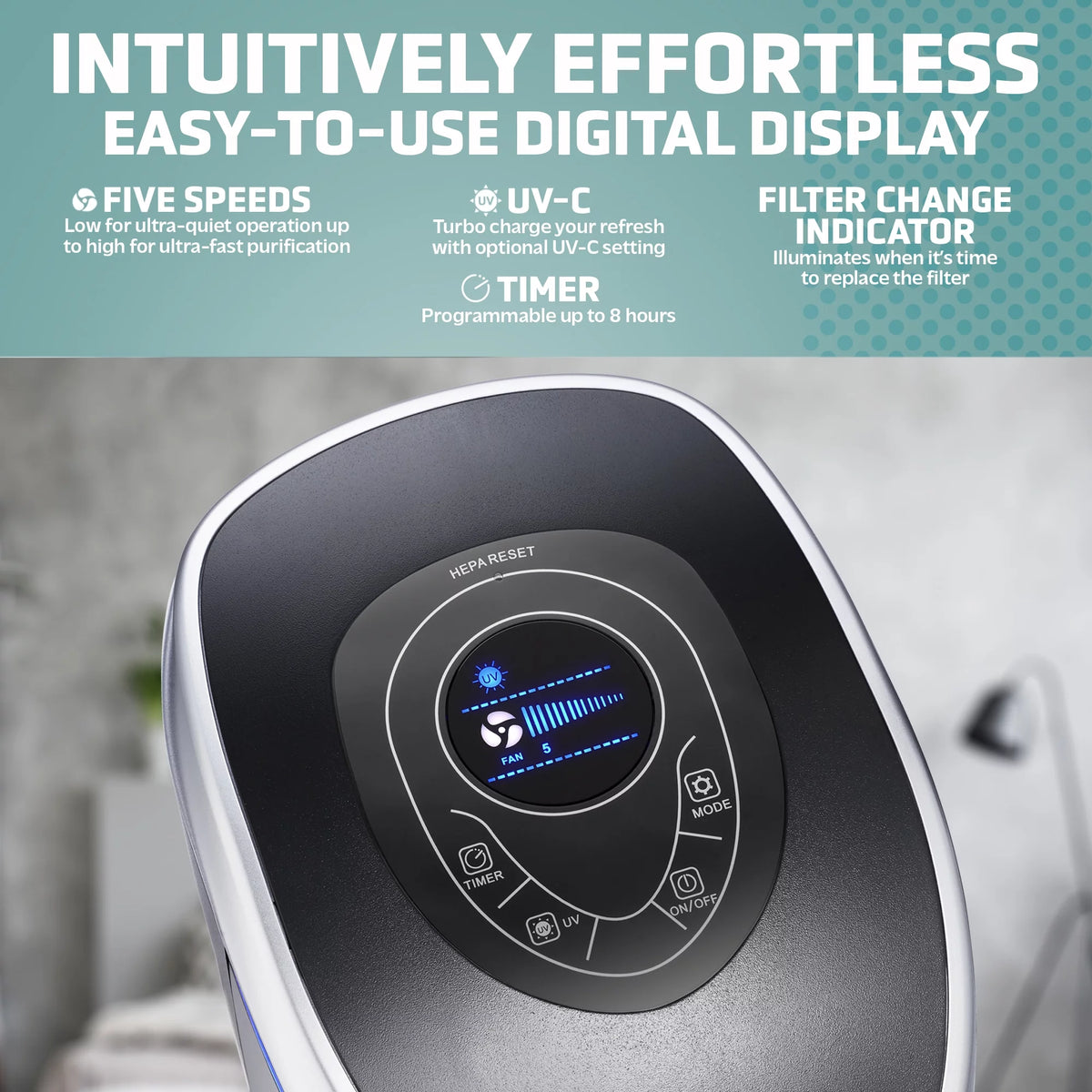HEPA Pet Pure Filter UV-C Air Purifier X4461