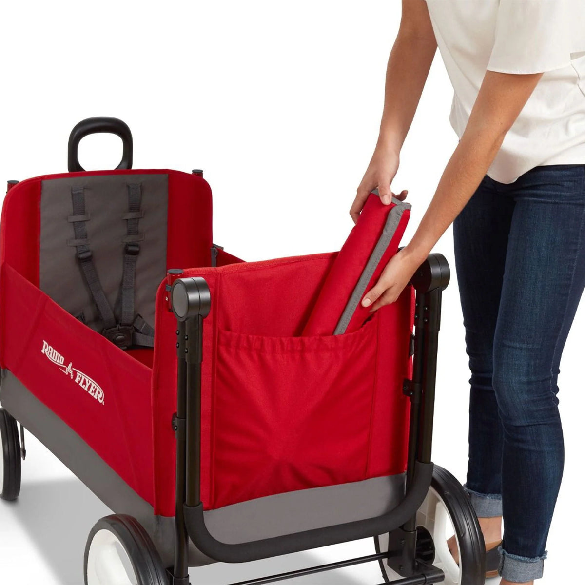 Red/Black Convertible Stroll N Wagon Q74609