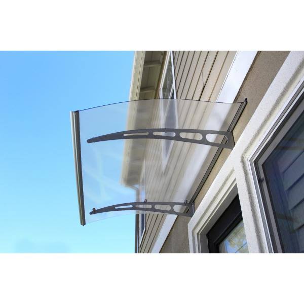 47 inchx35 inch Polycarbonate Door Awning X27942